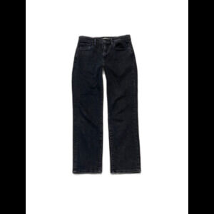 Levi's 724 High Rise Straight Crop Black Size 28